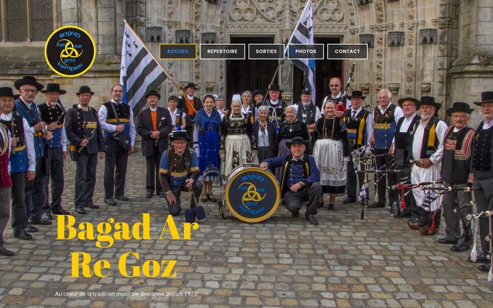 Screenshot of bagad-ar-re-goz.bzh