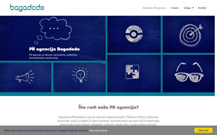 Screenshot of bagadodo.hr