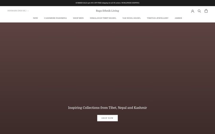 Screenshot of bagaethnikliving.com