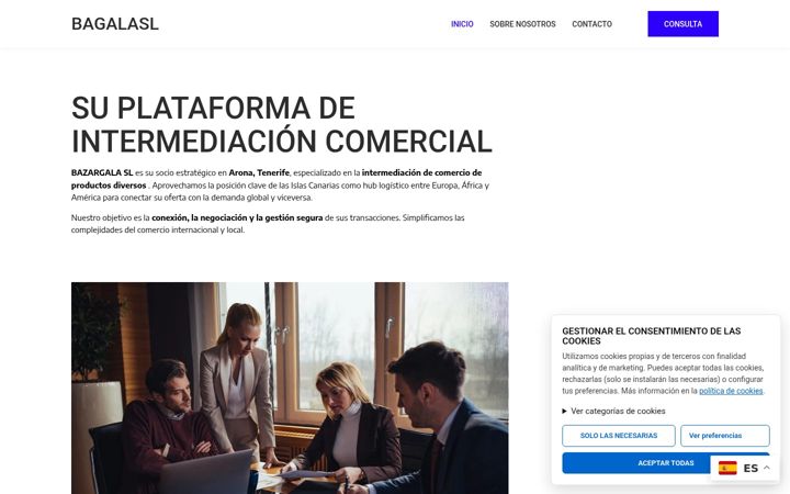 Screenshot of bagalasl.com