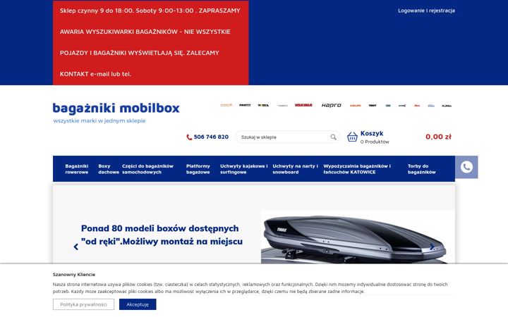 Screenshot of bagazniki-mobilbox.pl