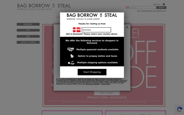 Screenshot of bagborroworsteal.com