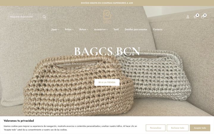 Screenshot of bagcsbcn.com
