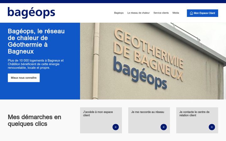 Screenshot of bageops.fr