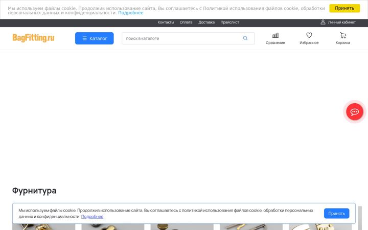 Screenshot of bagfitting.ru