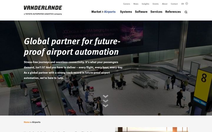 Screenshot of baggageasaservice.com