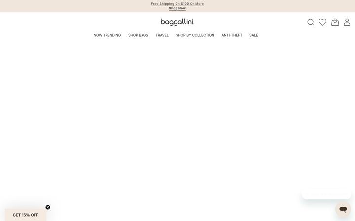 Ekraanipilt saidist baggallini.com