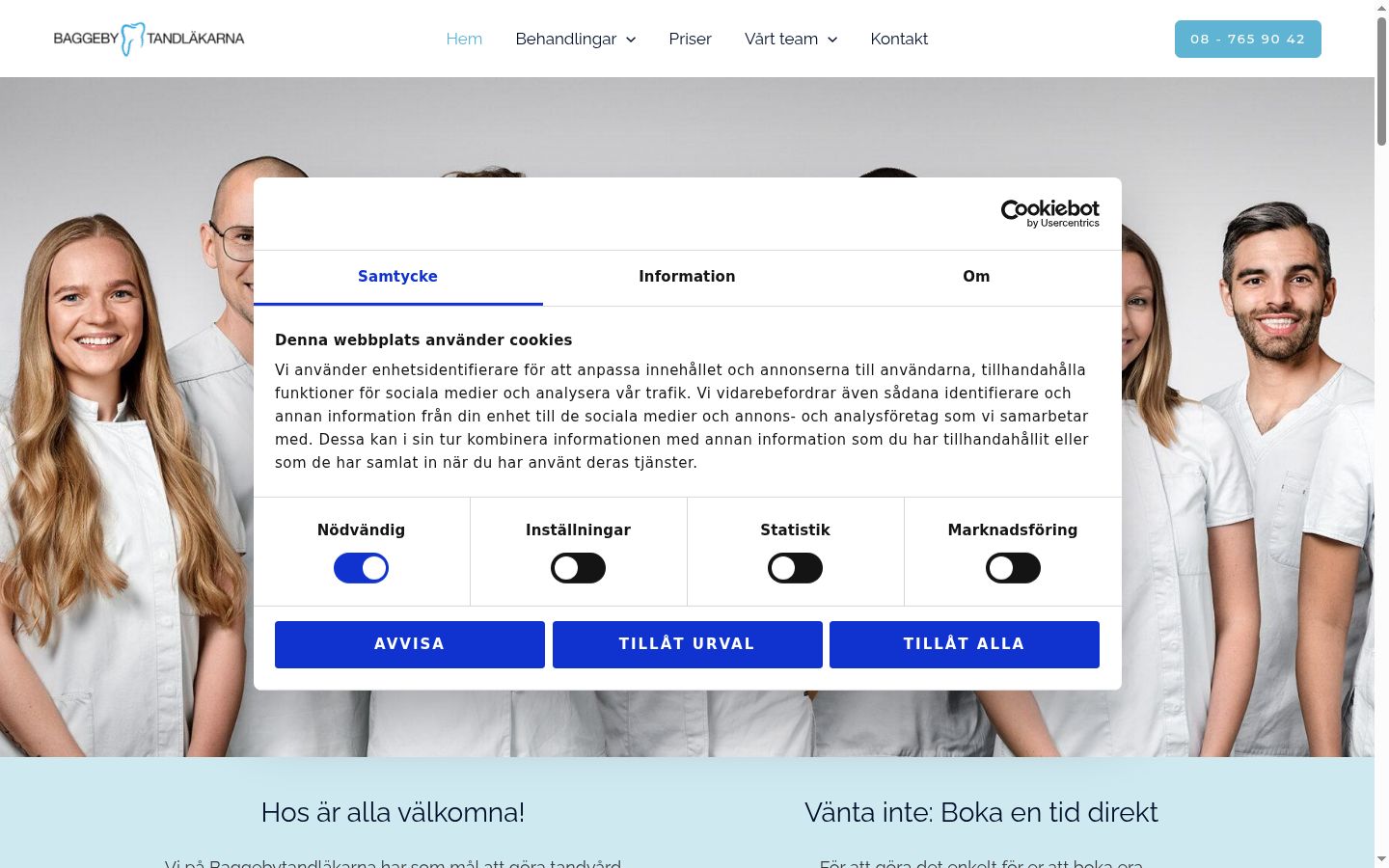 Captură de ecran a bannerului de consimțământ afișat înainte de orice interacțiune