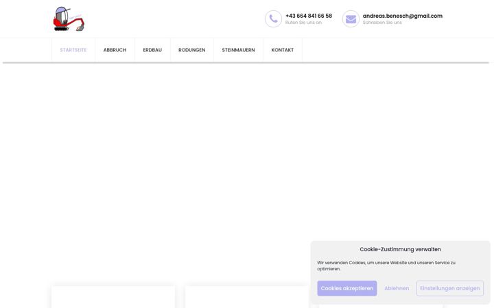 Screenshot of bagger-andi.at
