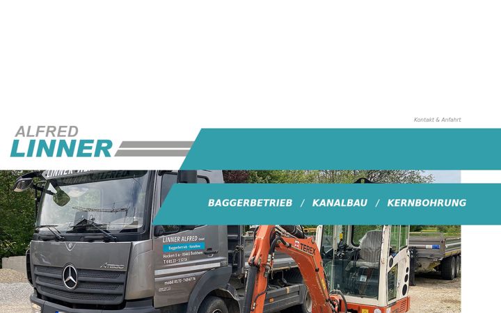 Screenshot of bagger-erding.de