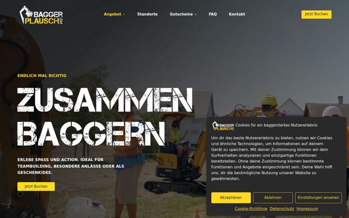 Skærmbillede af baggerplausch.ch