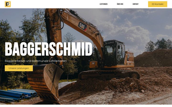 Screenshot of baggerschmid.com