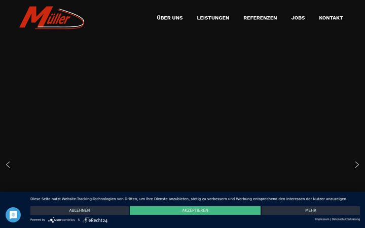 Screenshot of baggerunternehmen-mueller.com