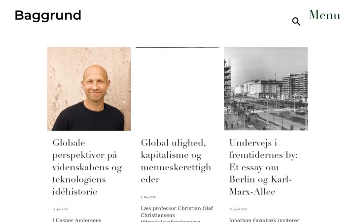 Screenshot of baggrund.com