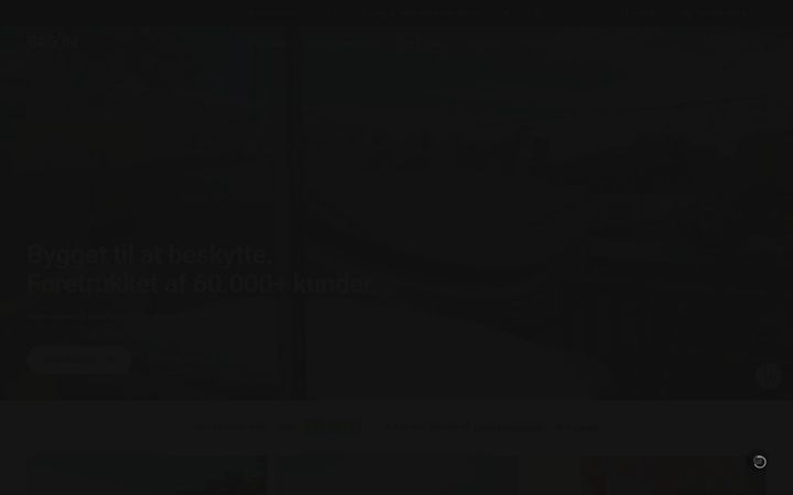 Screenshot of bagin.dk