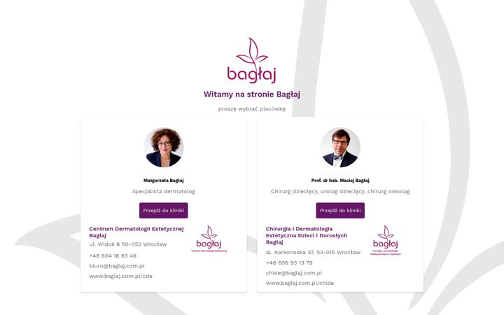 Screenshot of baglaj.com.pl