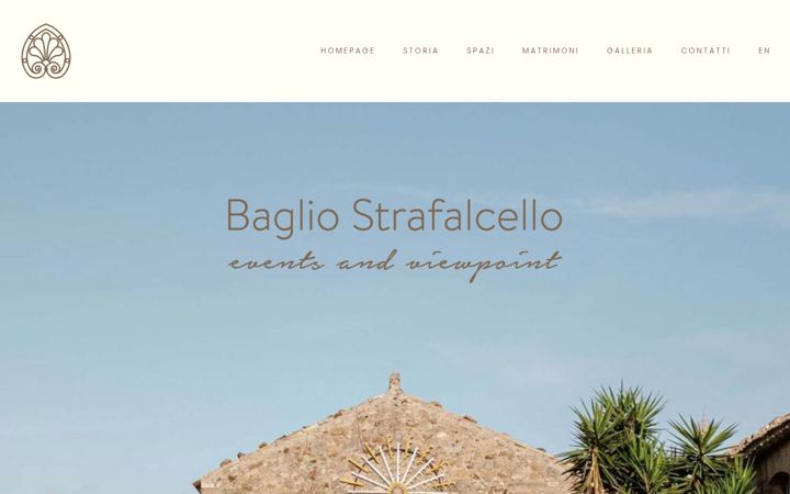Screenshot of bagliostrafalcello.com