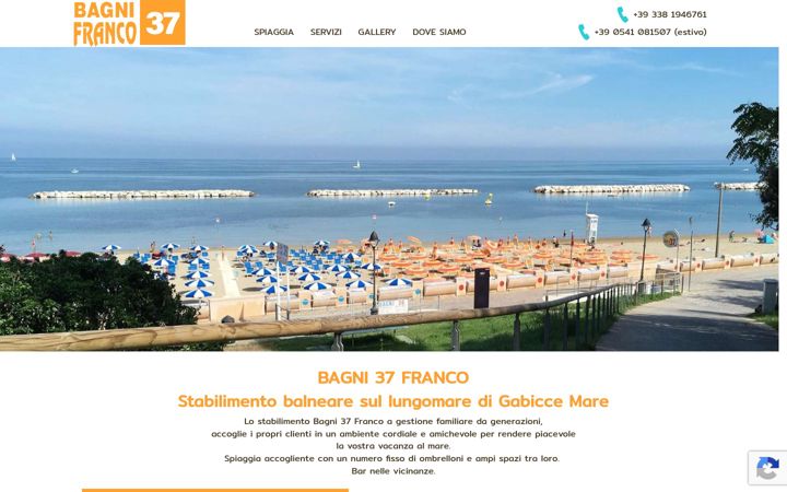 Screenshot of bagnifranco37.com