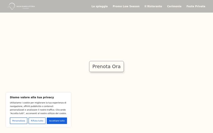 Screenshot of bagniolimpiavittoriacelle.com