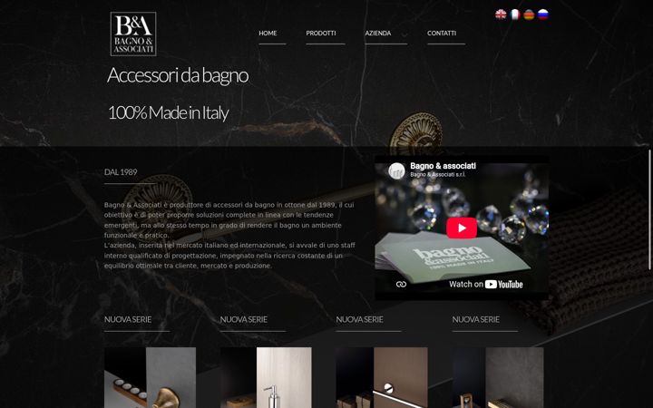 Snímek obrazovky bagnoeassociati.it