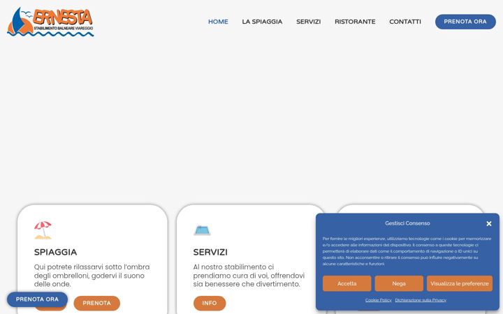 Screenshot of bagnoernesta.com