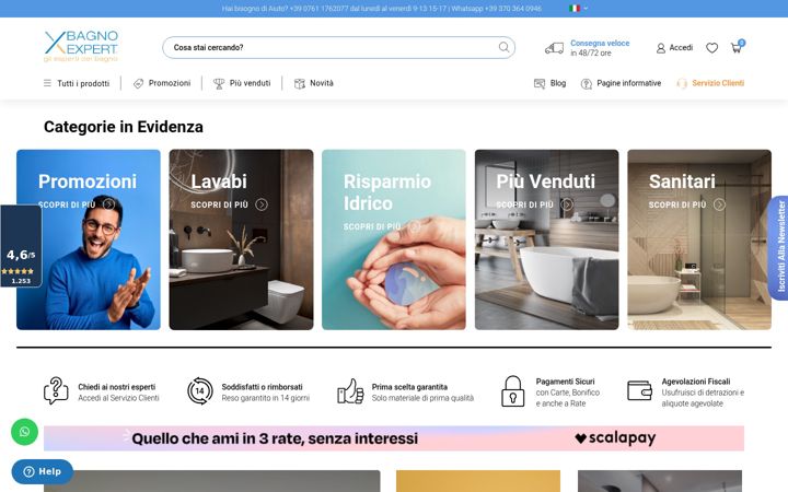Screenshot of bagnoexpert.com