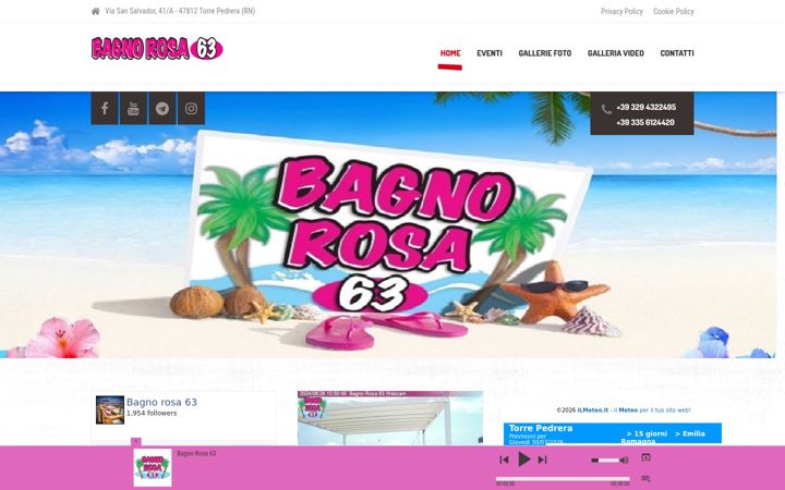 Screenshot of bagnorosa63.com