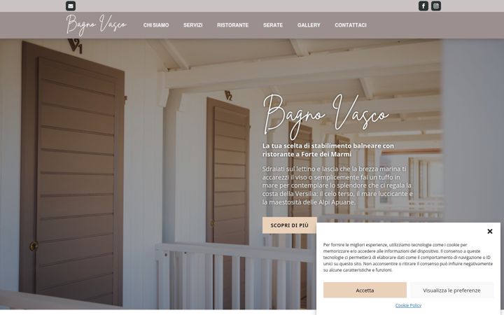 Screenshot of bagnovasco.com