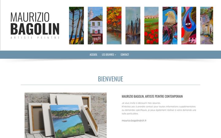 Screenshot of bagolin.fr