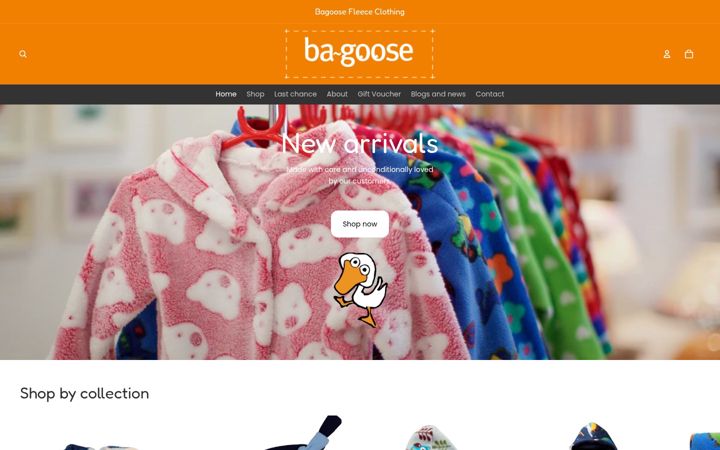 Screenshot of bagoose.com