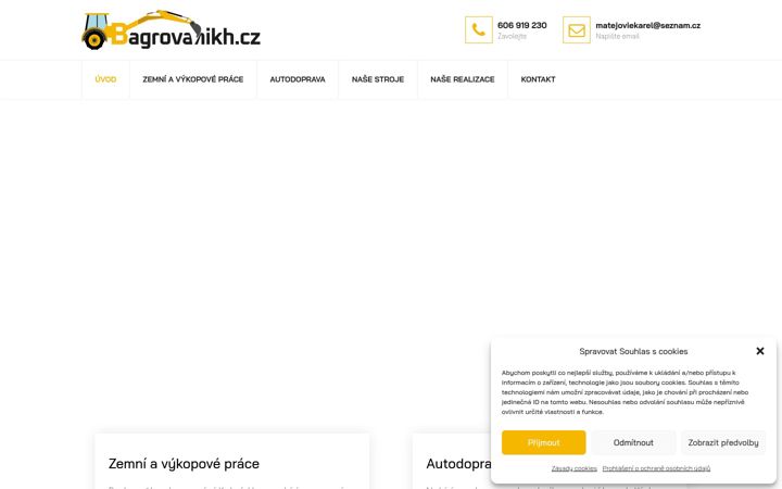 Screenshot of bagrovanikh.cz