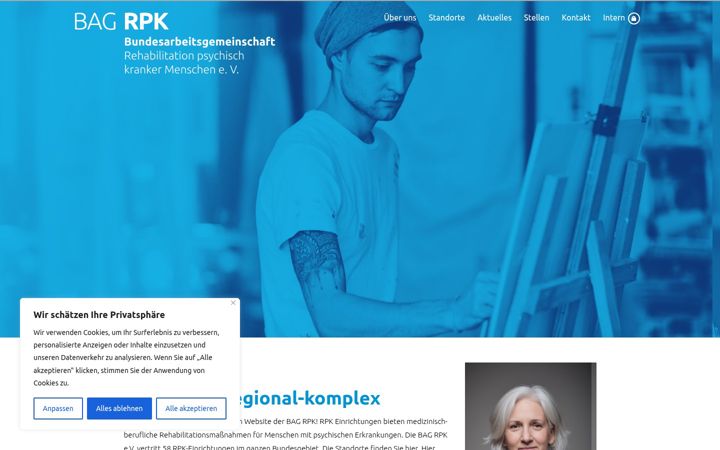 Screenshot of bagrpk.de