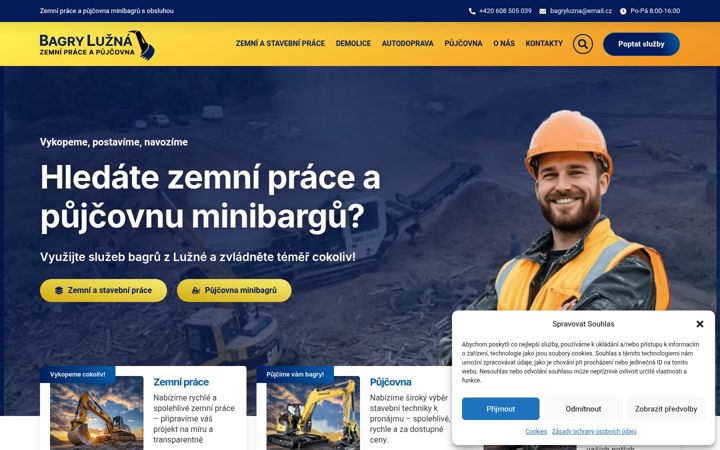 Screenshot of bagryluzna.cz