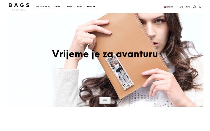 Screenshot of bagsbykristina.shop
