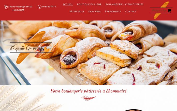 Képernyőkép: baguette-gourmande.fr