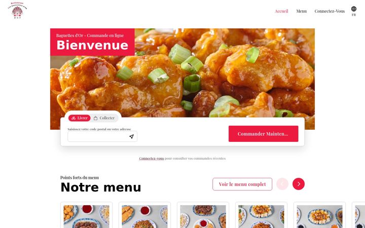 Screenshot of baguettesdor.com