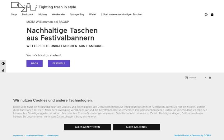Screenshot of bagup-hamburg.com