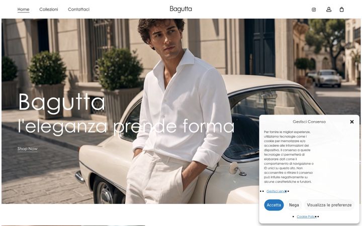 Screenshot of bagutta.net