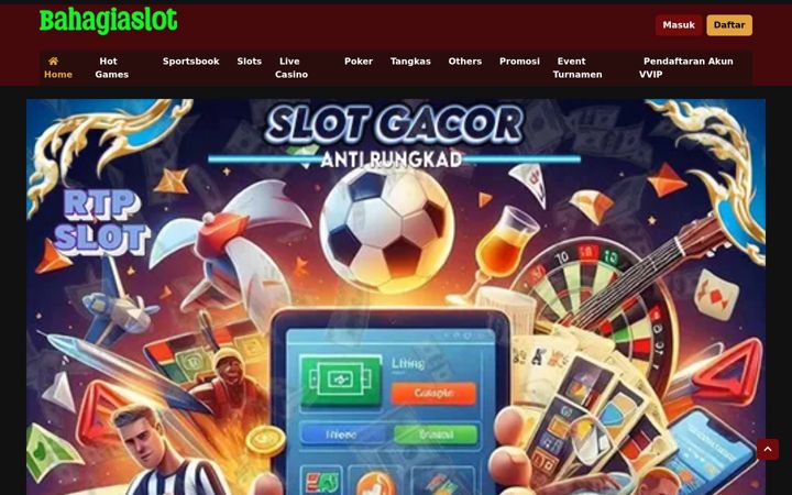 Screenshot of bahagiaslot.net