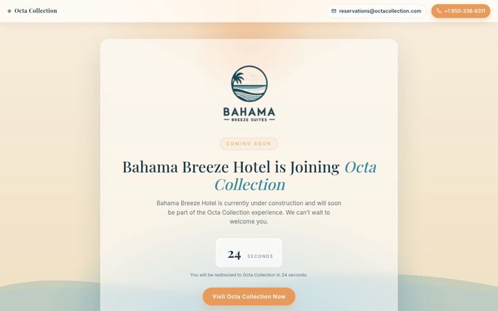 Screenshot of bahamabreezesuites.com