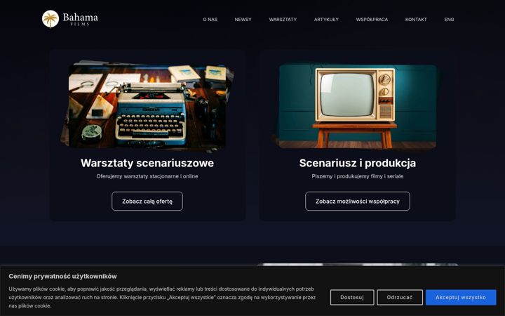 Screenshot of bahamafilms.pl