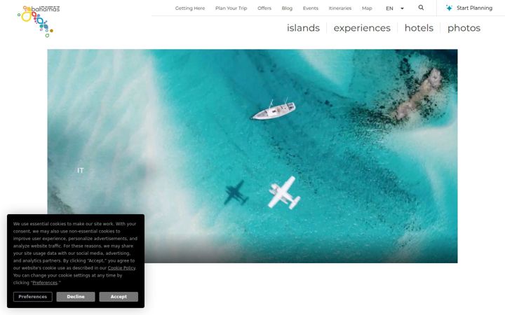 Screenshot of bahamas.com