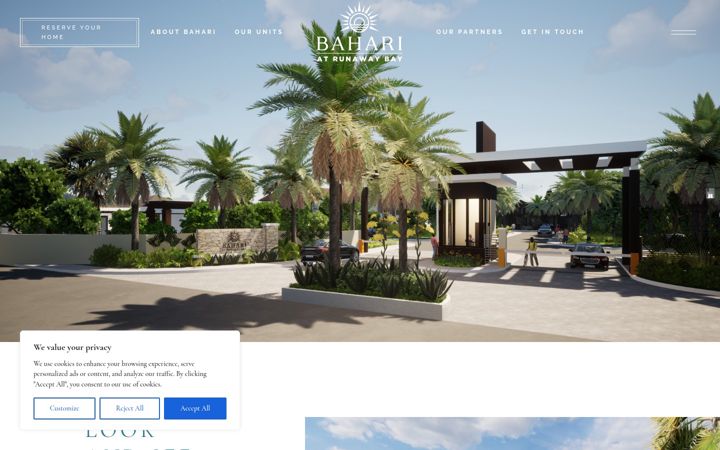 Screenshot of baharijamaica.com