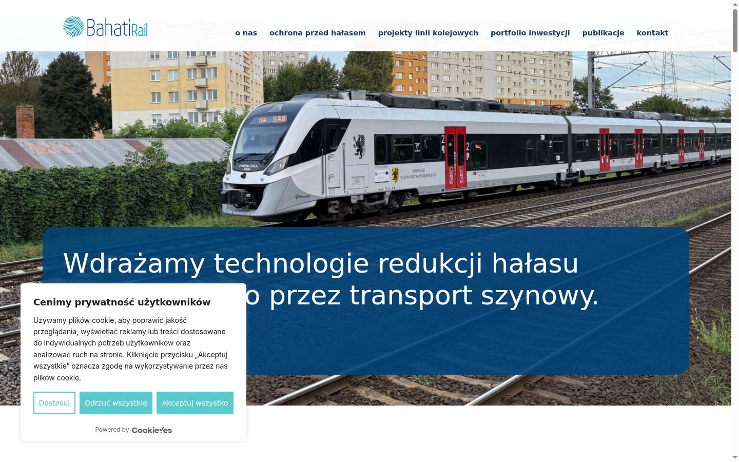 Zrzut ekranu banera zgody wyświetlanego przed jakąkolwiek interakcją