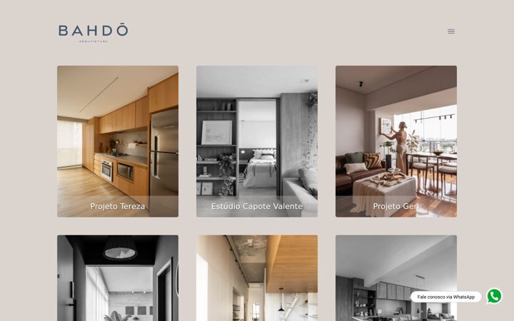 Screenshot of bahdo.com.br