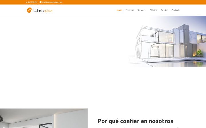 Screenshot of bahesodesign.com