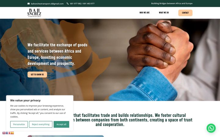 Screenshot of bahexport.com