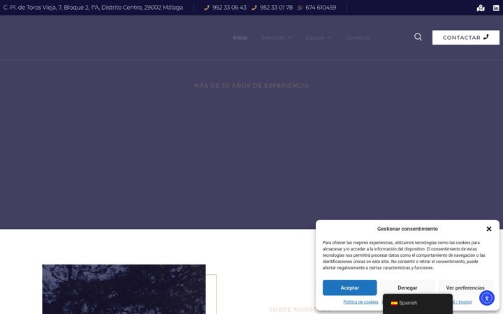 Screenshot of bahiaabogados.com