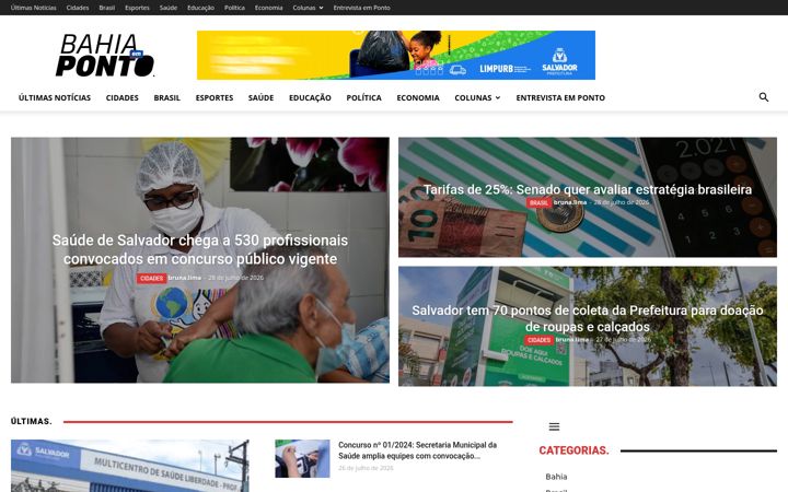 Screenshot of bahiaemponto.com