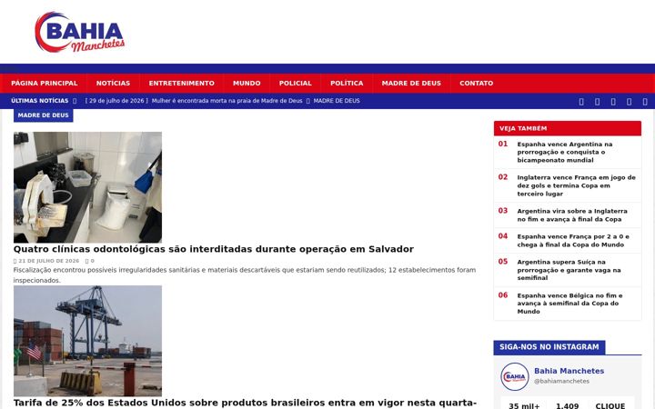 Snímek obrazovky bahiamanchetes.com.br